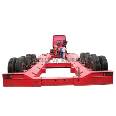 Width extendable tank transport trailer